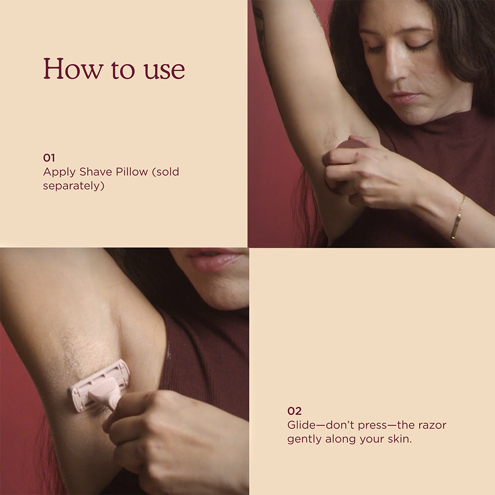 dermaplaning razor | the weighted razor | hanni