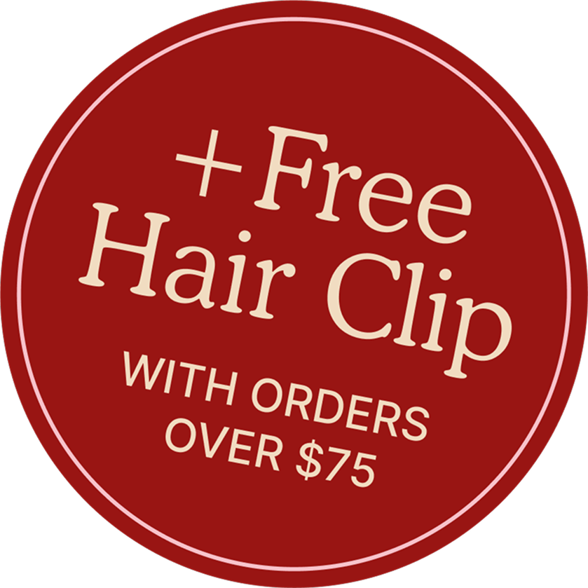Free Hair Clip With Orders Over $75