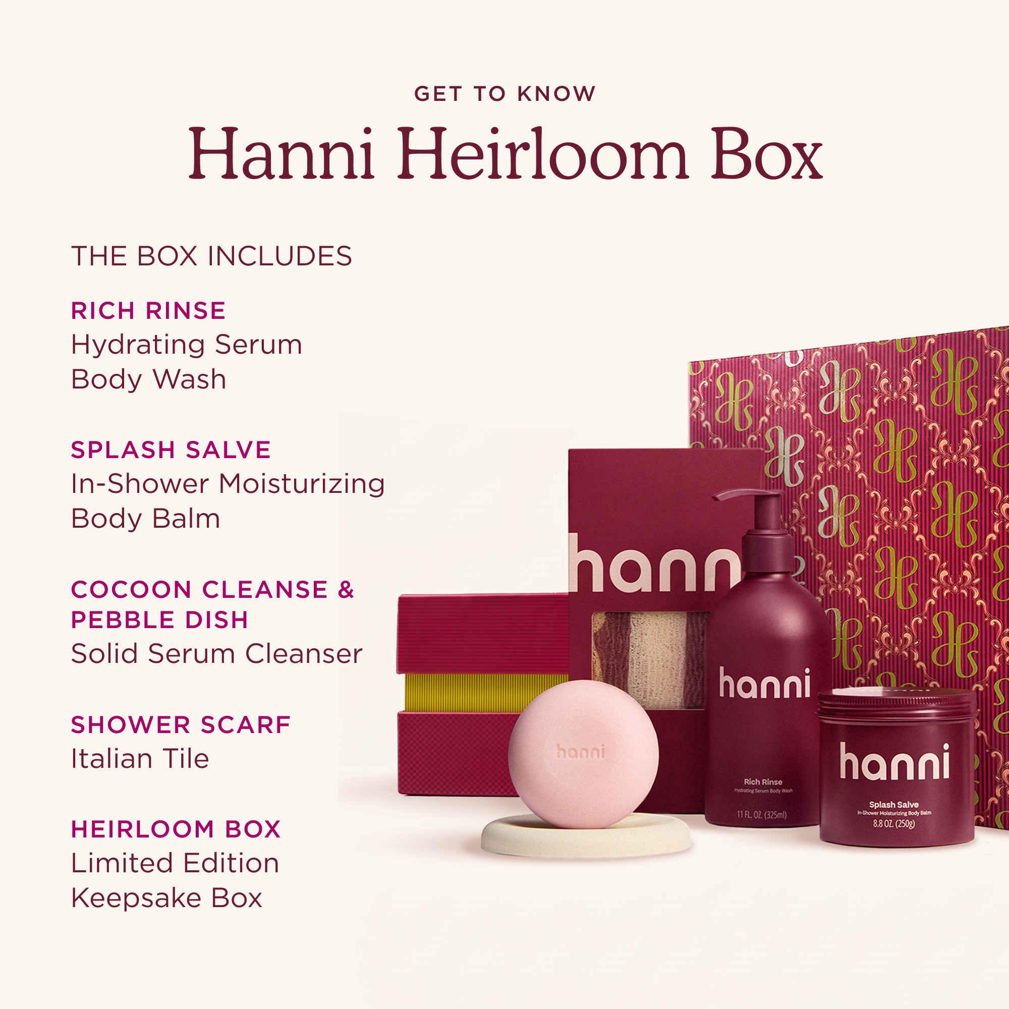 Hanni Heirloom Box Gift Set
