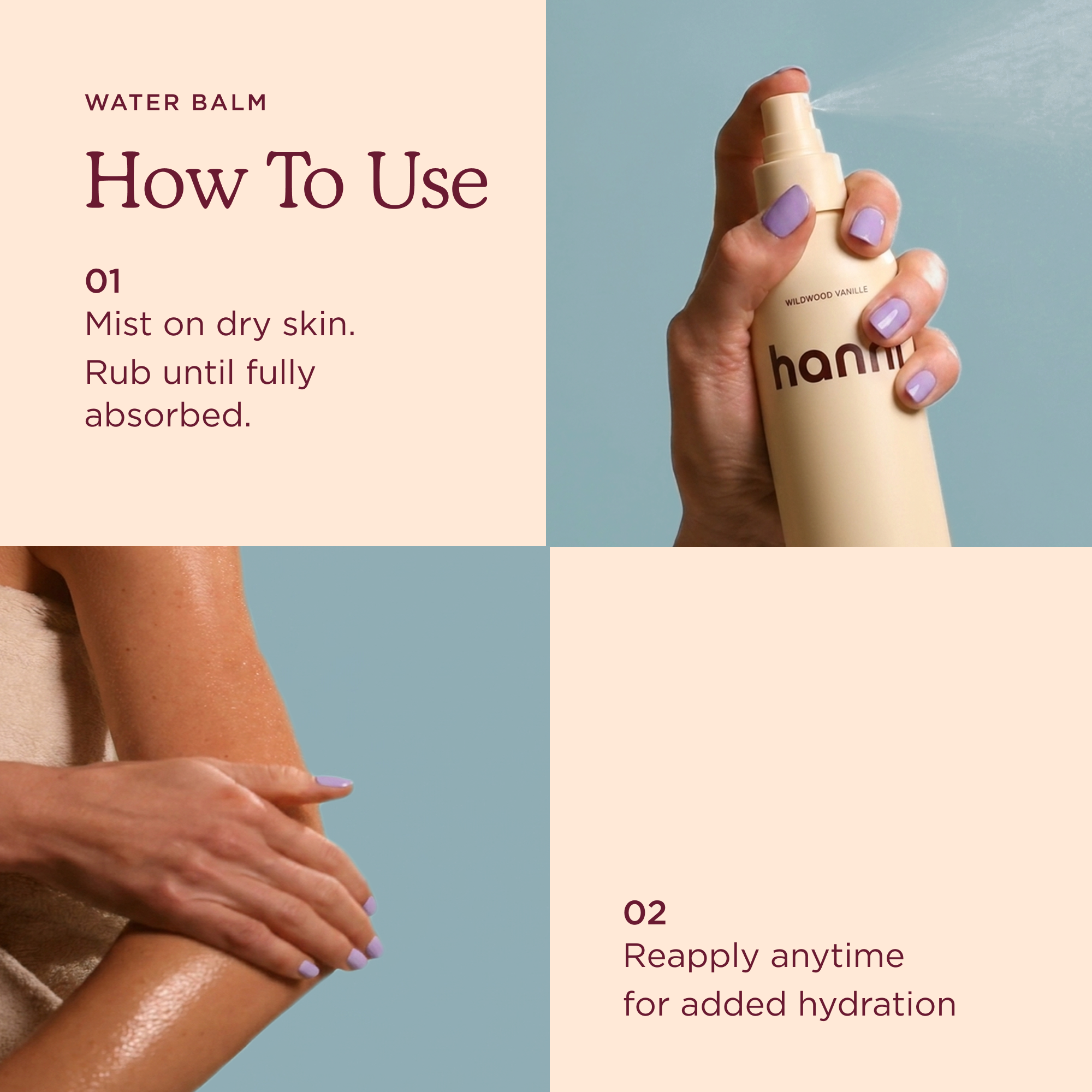 Water Balm in Wildwood Vanille