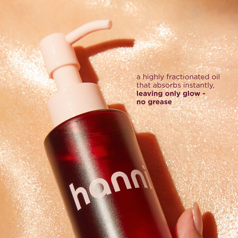 good aura - body oil - hanni  lazy bodycare for real people