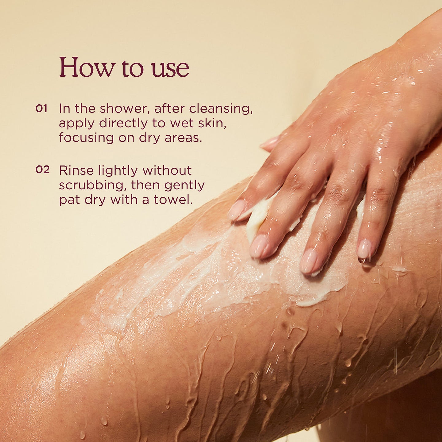 In-Shower Body Moisture Treatment - Splash Salve | hanni