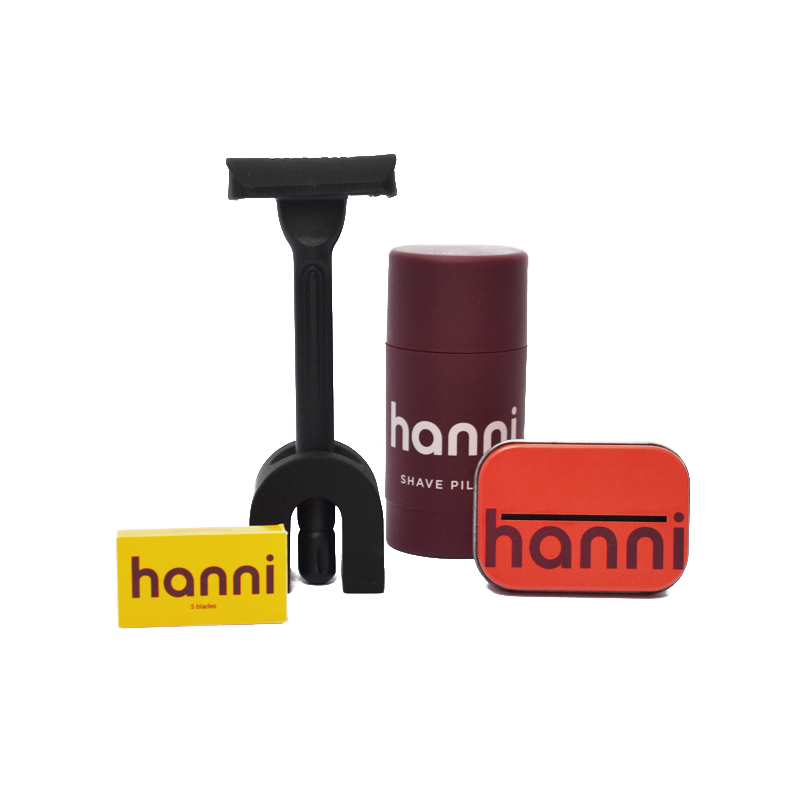 safety razor shave set - hanni | lazy bodycare for real people